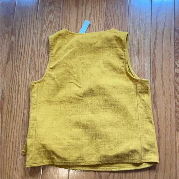 Madewell texture & thread wrap tie tank top - Picture 5 of 6